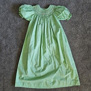 Carousel Weae Green Kids Casual Smock Dress Size 8